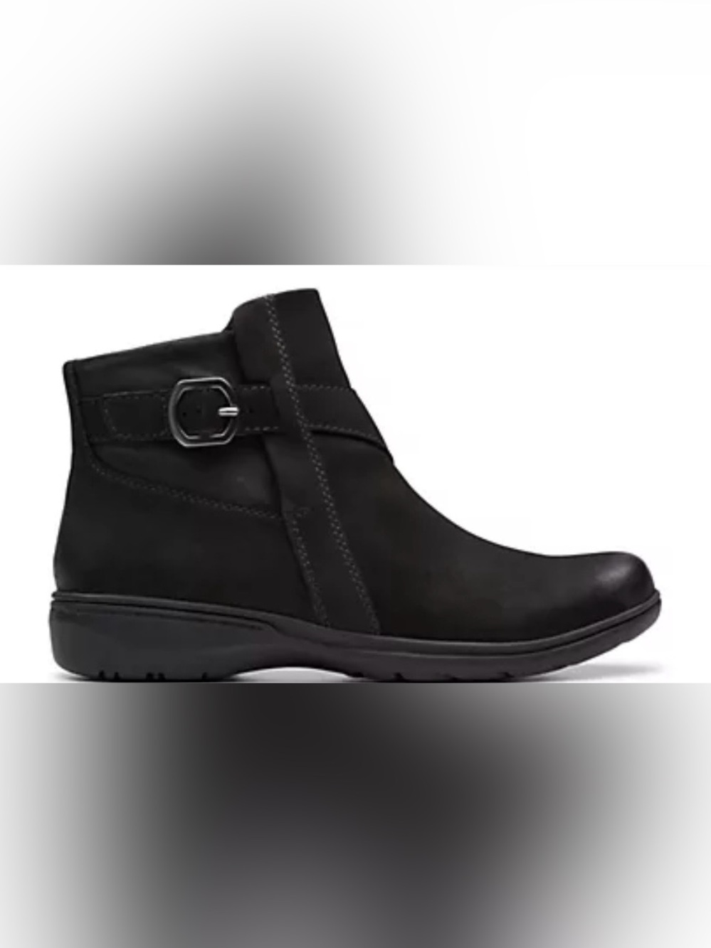 NWOB Clarks Collection Water Repellent Leather Boots -Carleigh Angie